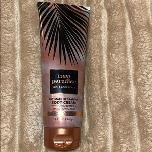 Bath & Body Works Coco Paradise Body Cream - Pink and Black